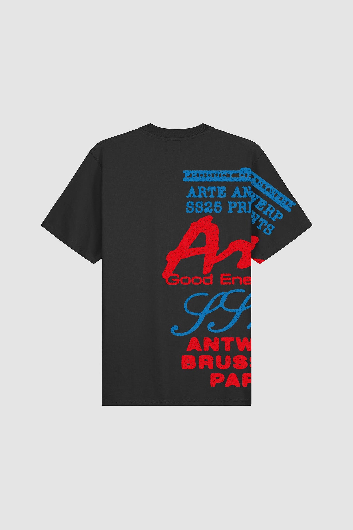 Side Print T-shirt - Black