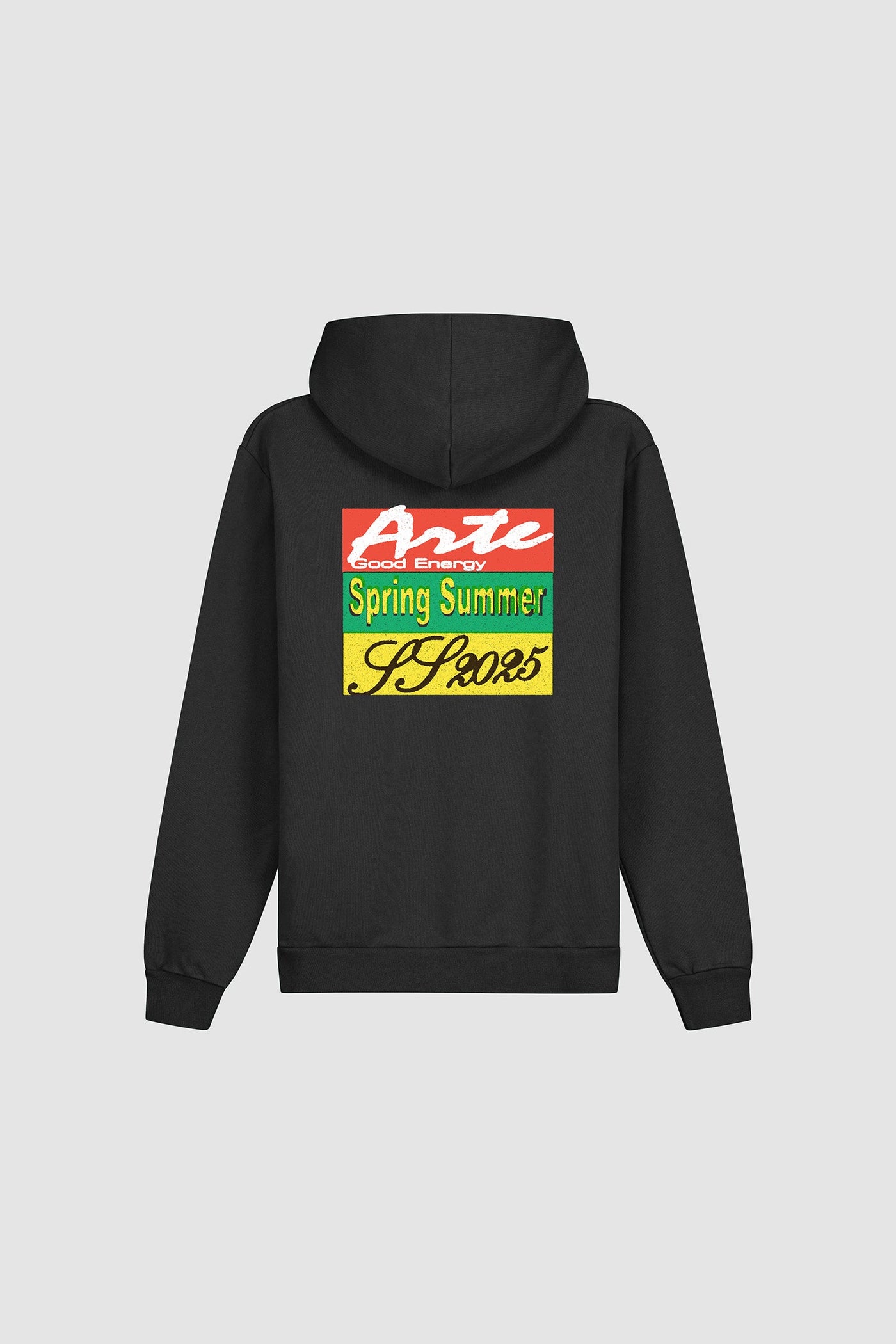 Energy Print Hoodie - Black