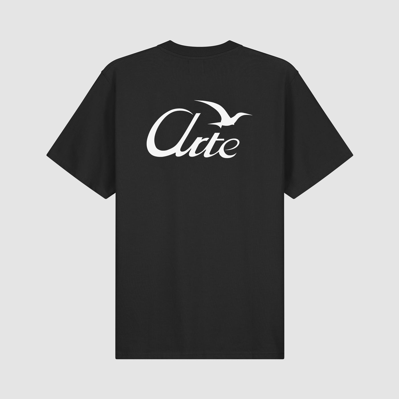 Bird Print T-shirt - Black