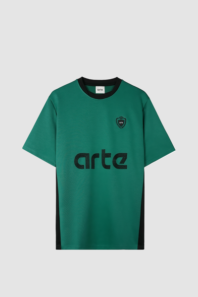 Footbal T-shirt - Green/Black