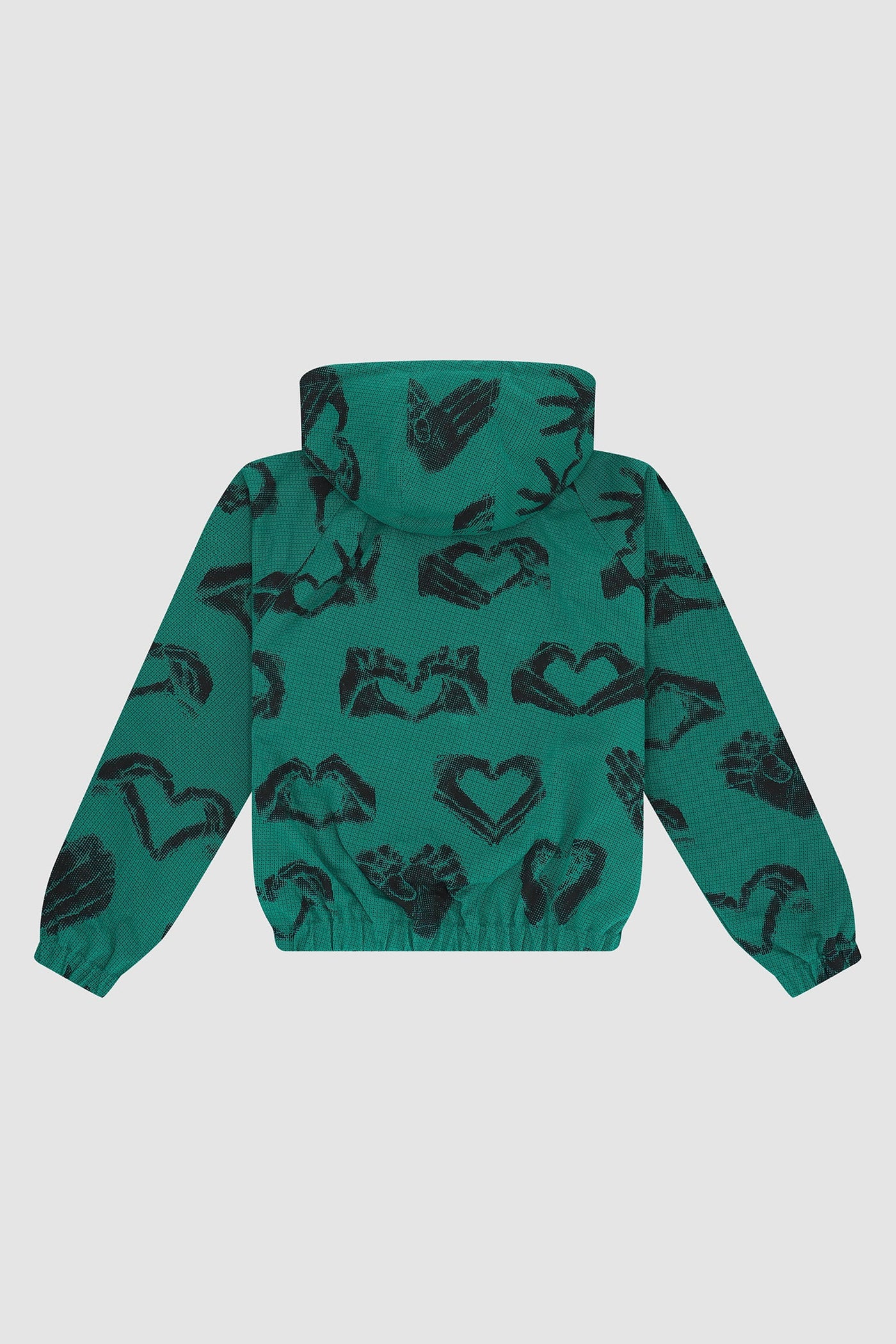 Hands Print Jacket - Green