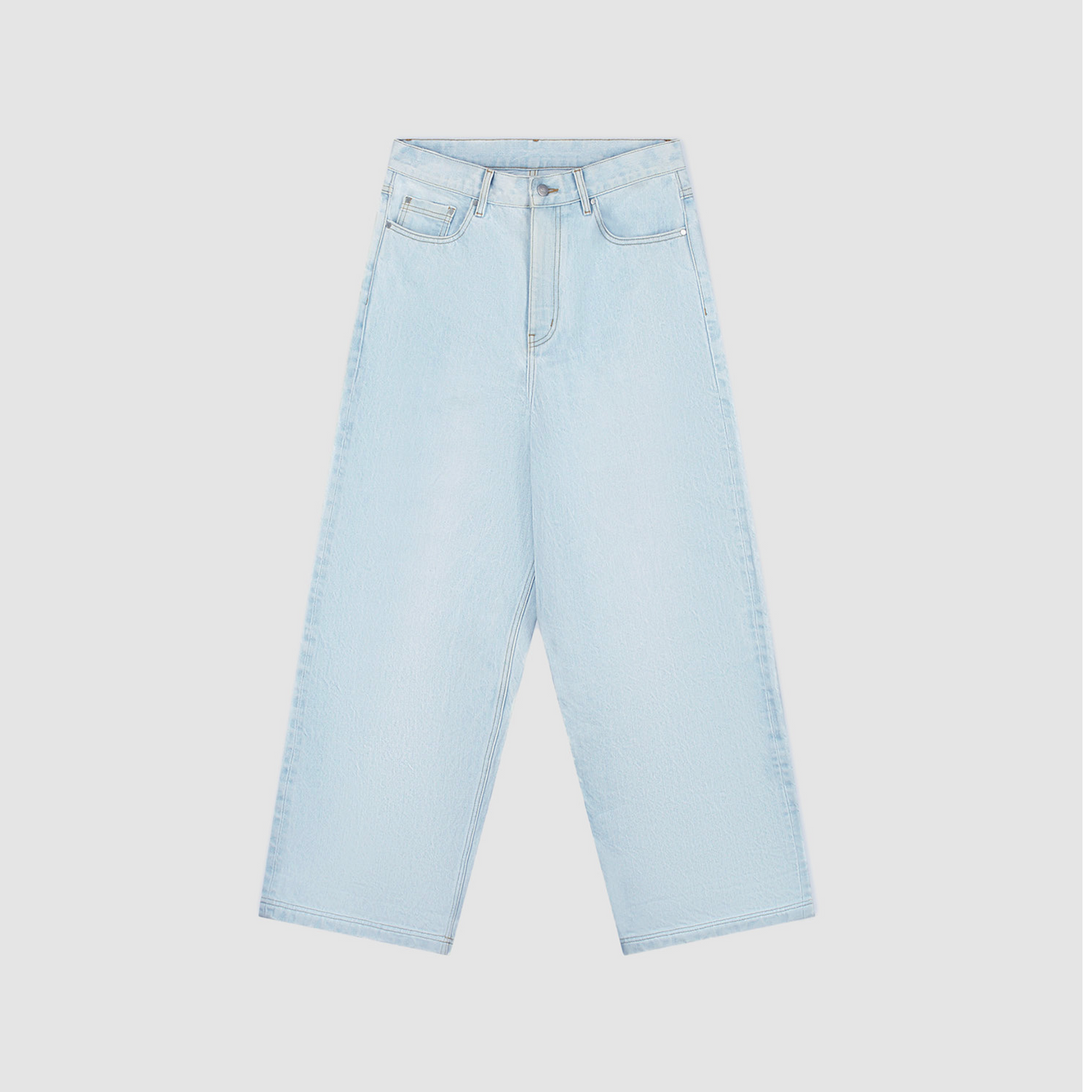 Denim Pants - Bleached Denim