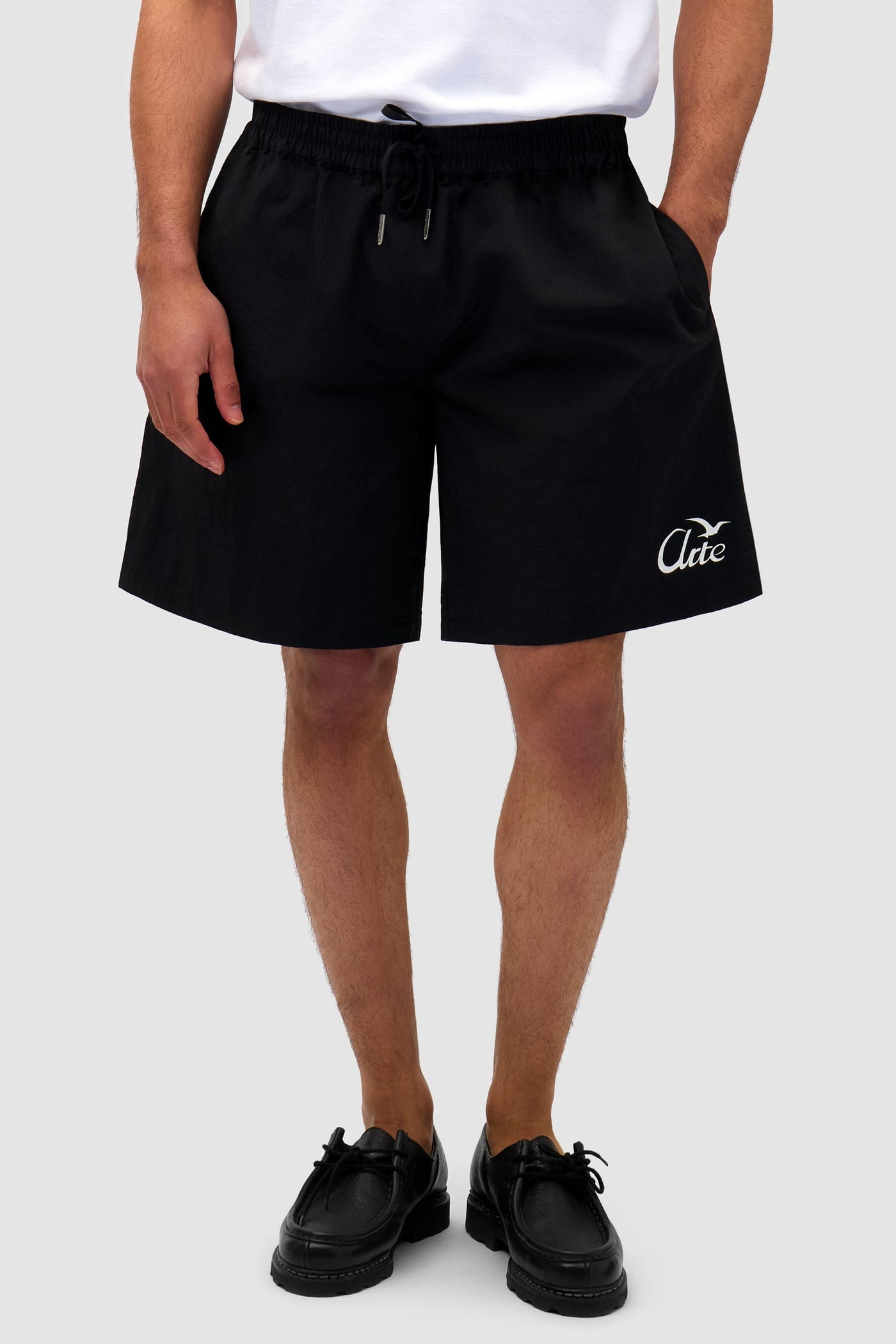 Birds Logo Shorts - Black