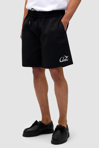 Birds Logo Shorts - Black