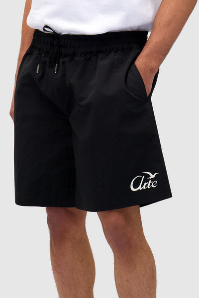 Birds Logo Shorts - Black