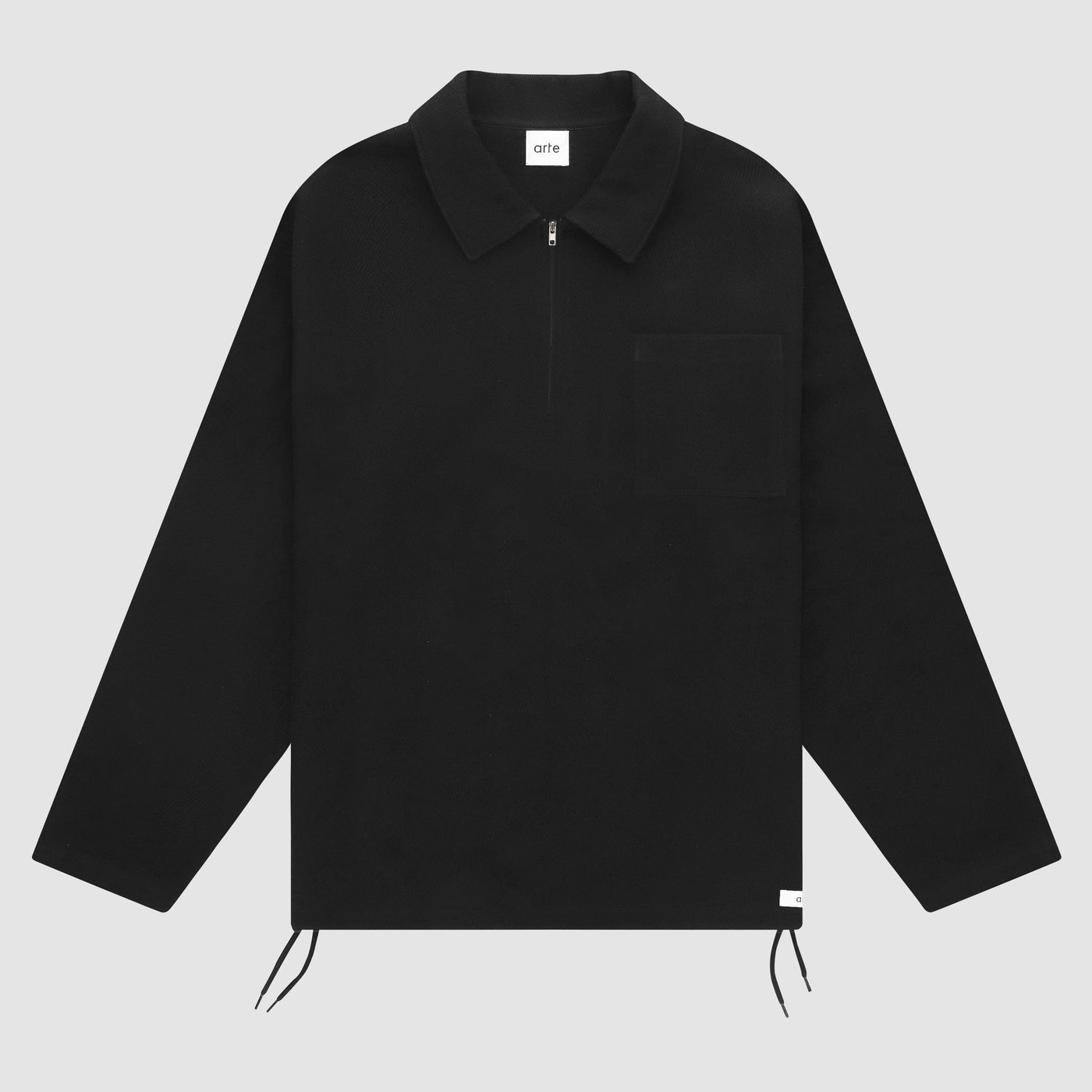 Label Pullover - Black