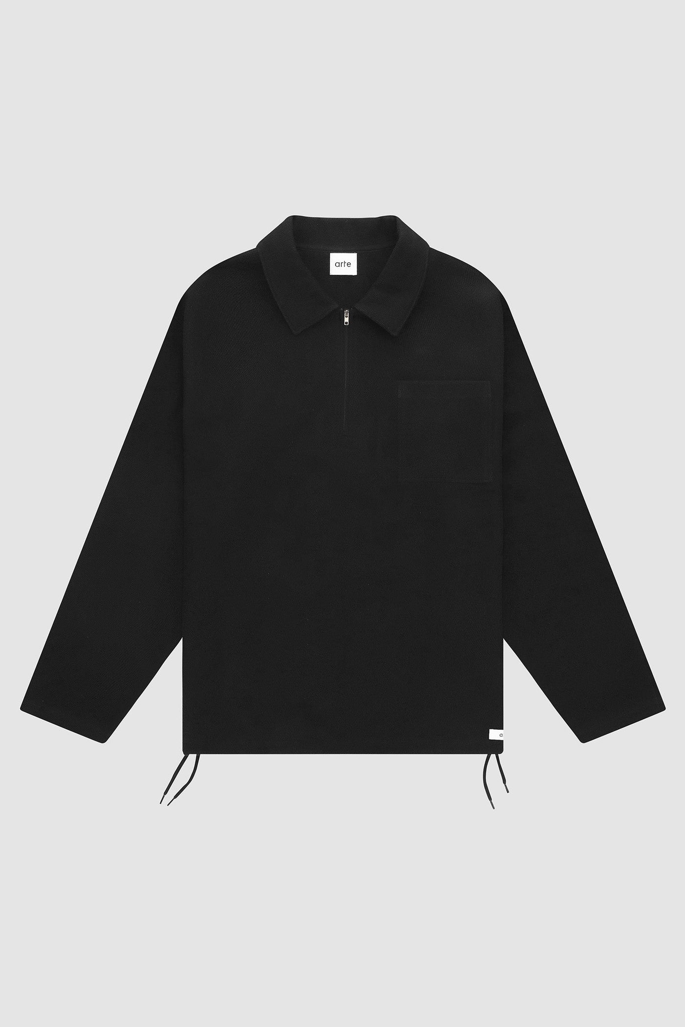 Label Pullover - Black