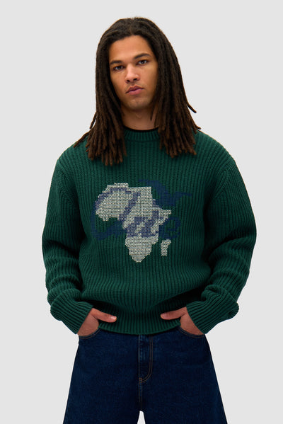 Cross Stitch Knit - Green