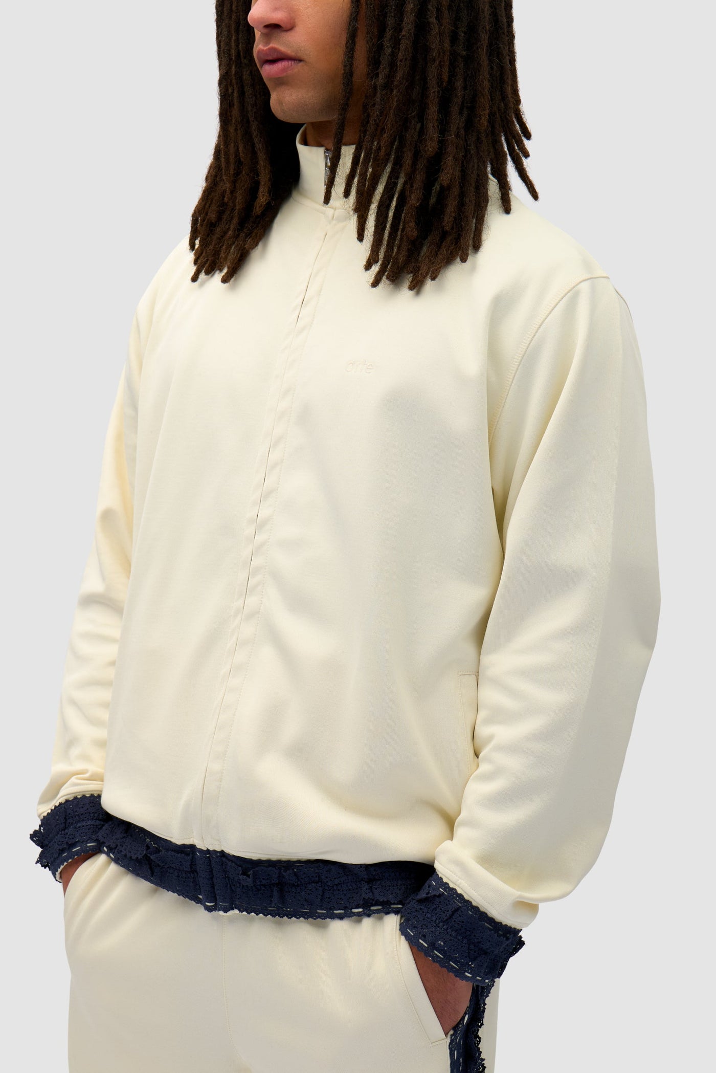 Trim Jacket - Cream