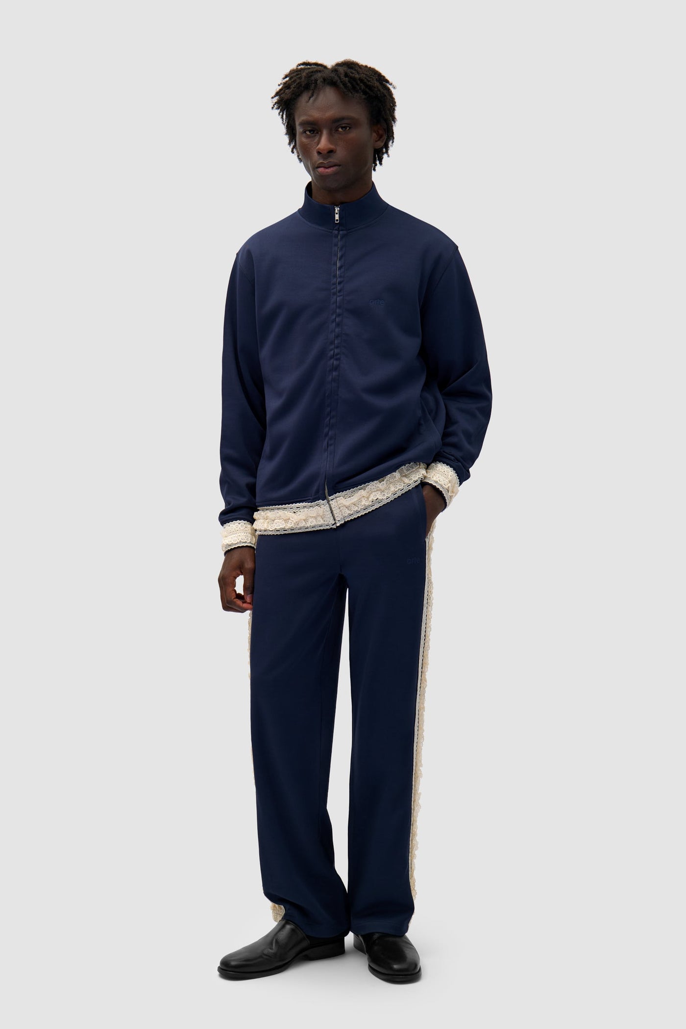 Trim Pants - Navy