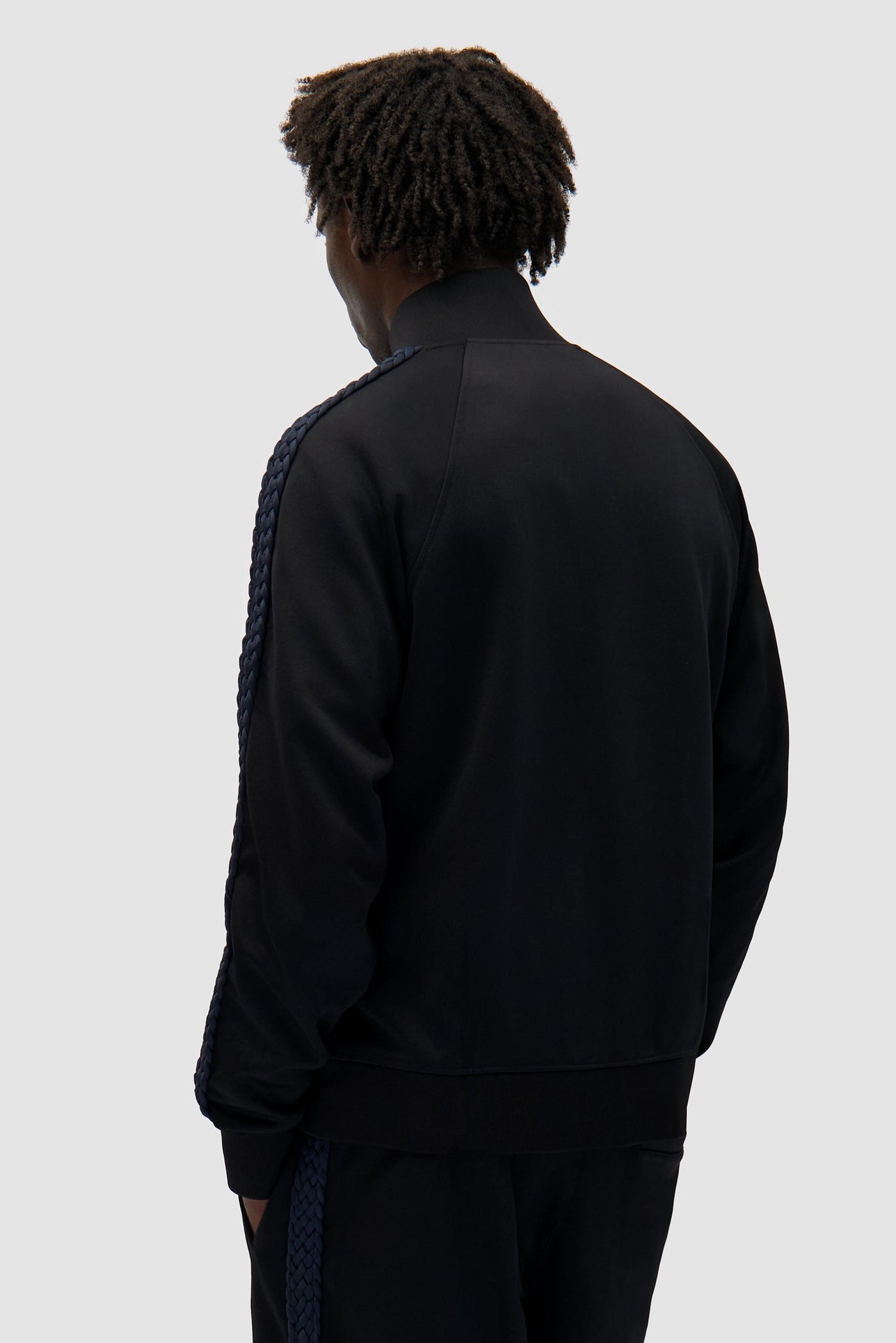 Braid Strip Jacket - Black