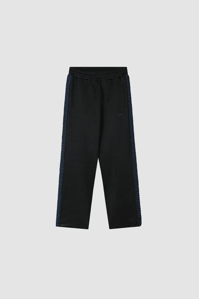 Braid Strip Pants - Black