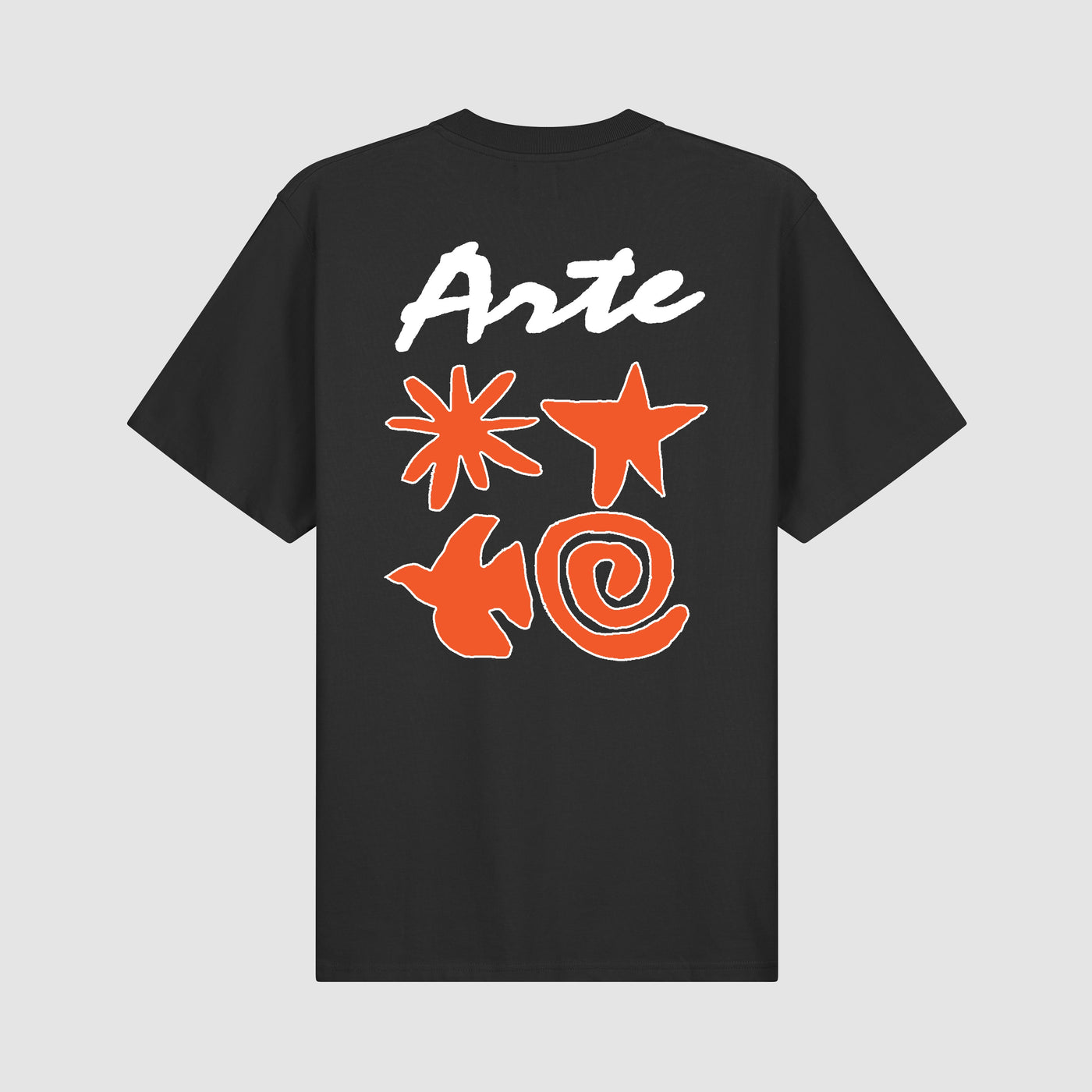 Elements Print T-shirt - Black