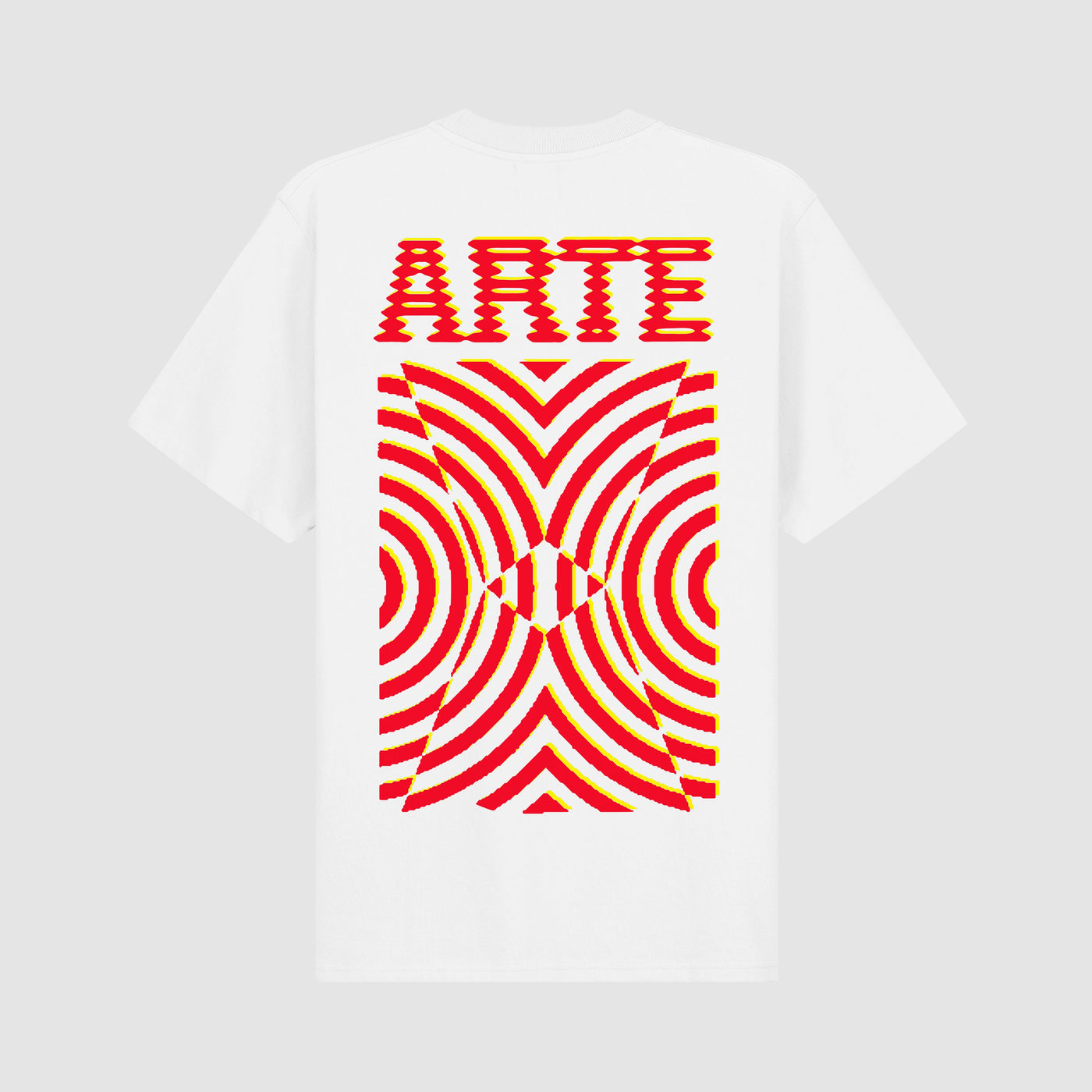 Mural Back Print T-shirt - White