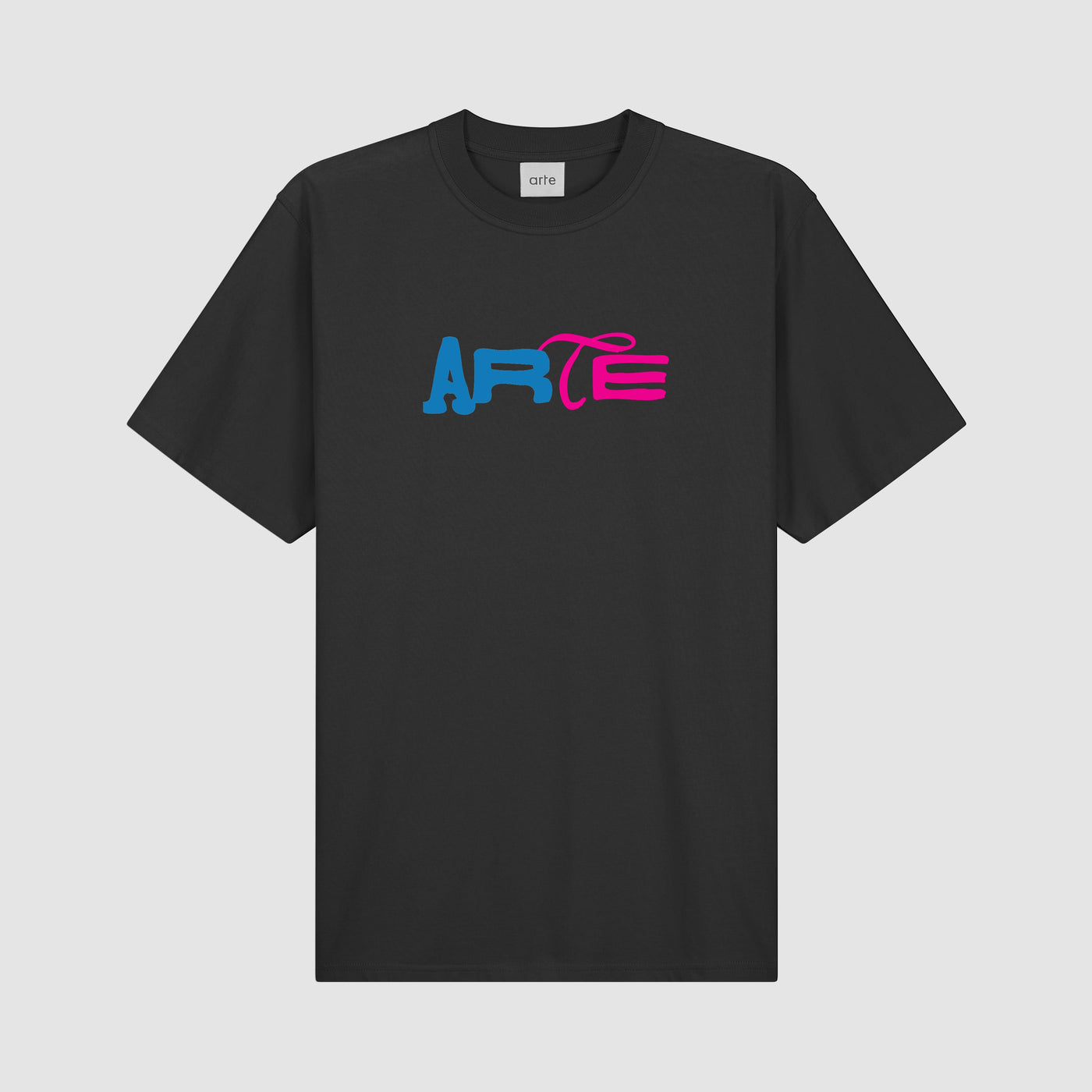 Duo Print Logo T-shirt - Black