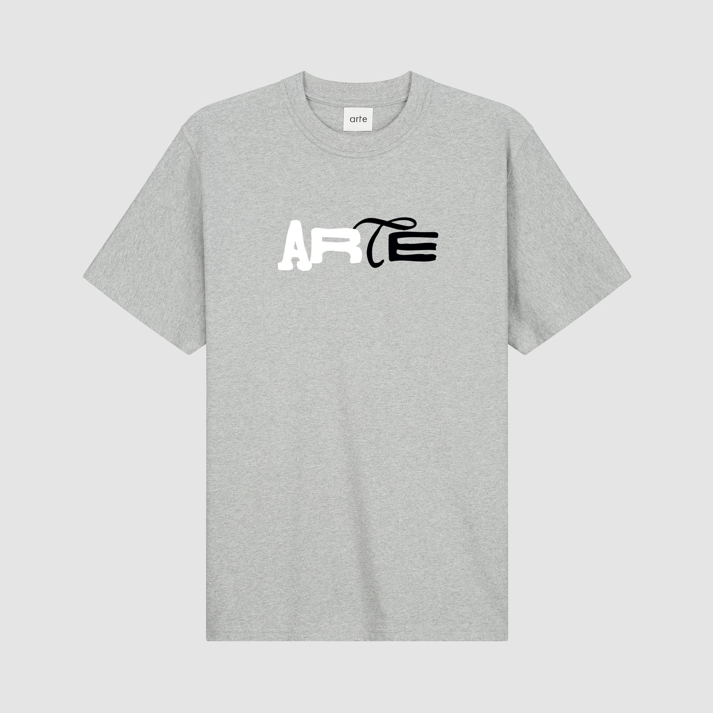 Duo Print Logo T-shirt - Grey