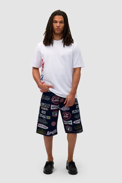 Side Print T-shirt - White