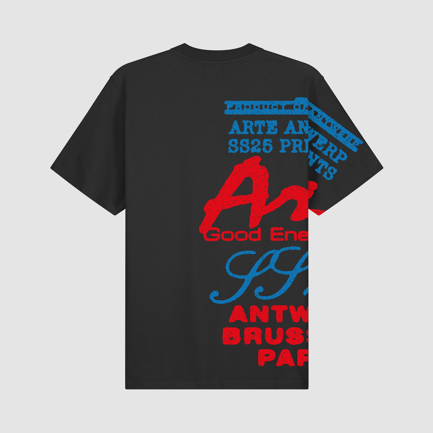 Side Print T-shirt - Black