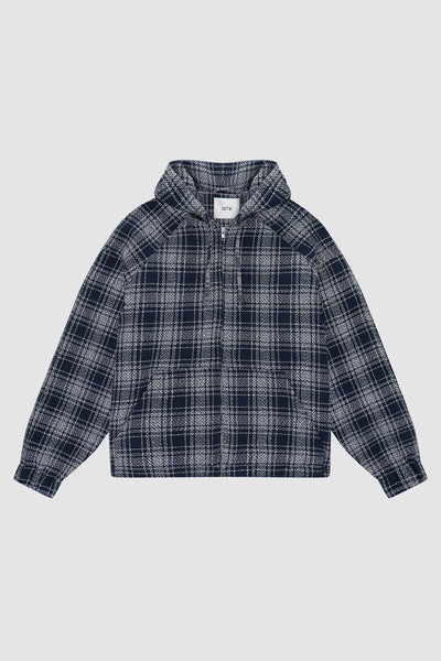 Plaid Navy Jacket - Plaid/Navy