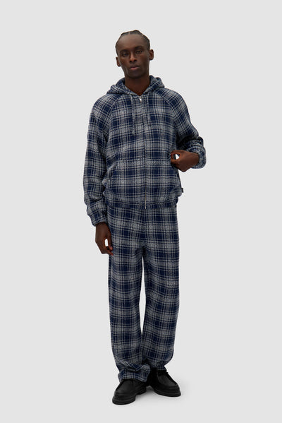 Plaid Navy Jacket - Plaid/Navy