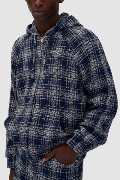 Plaid Navy Jacket - Plaid/Navy