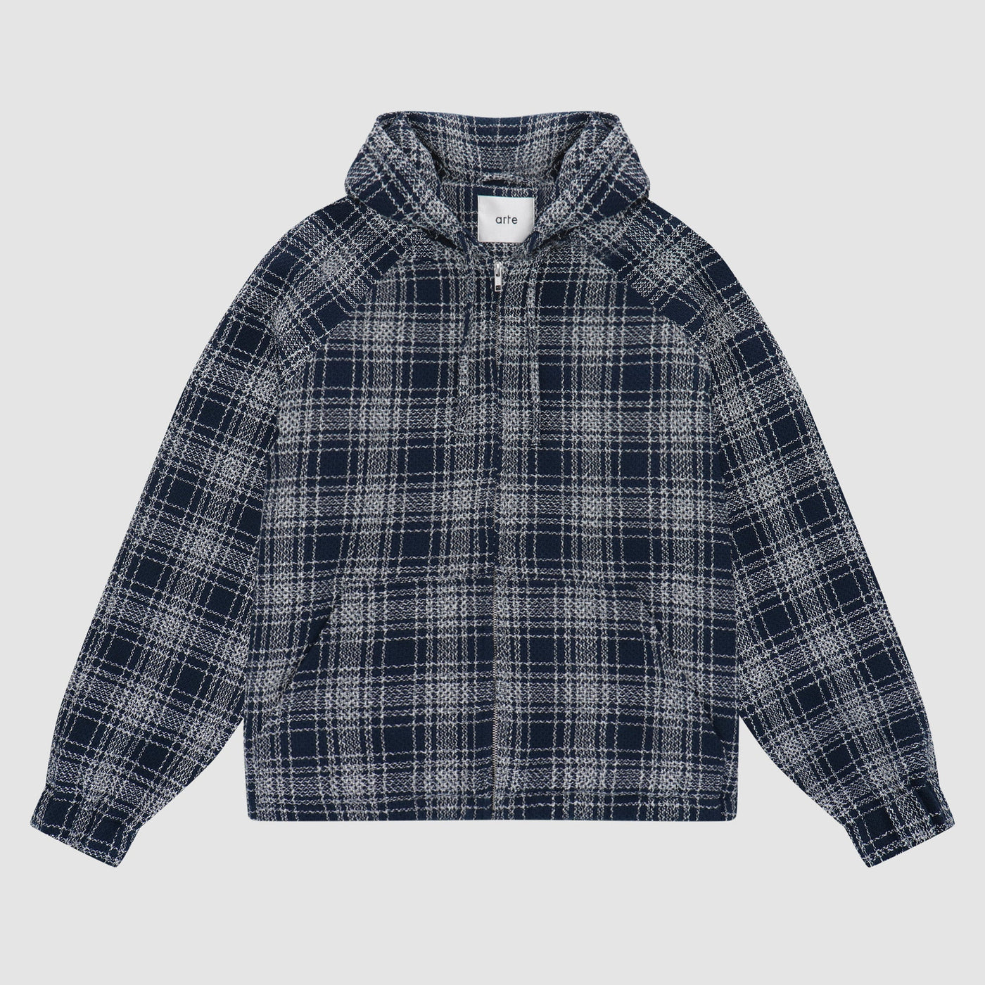 Plaid Navy Jacket - Plaid/Navy