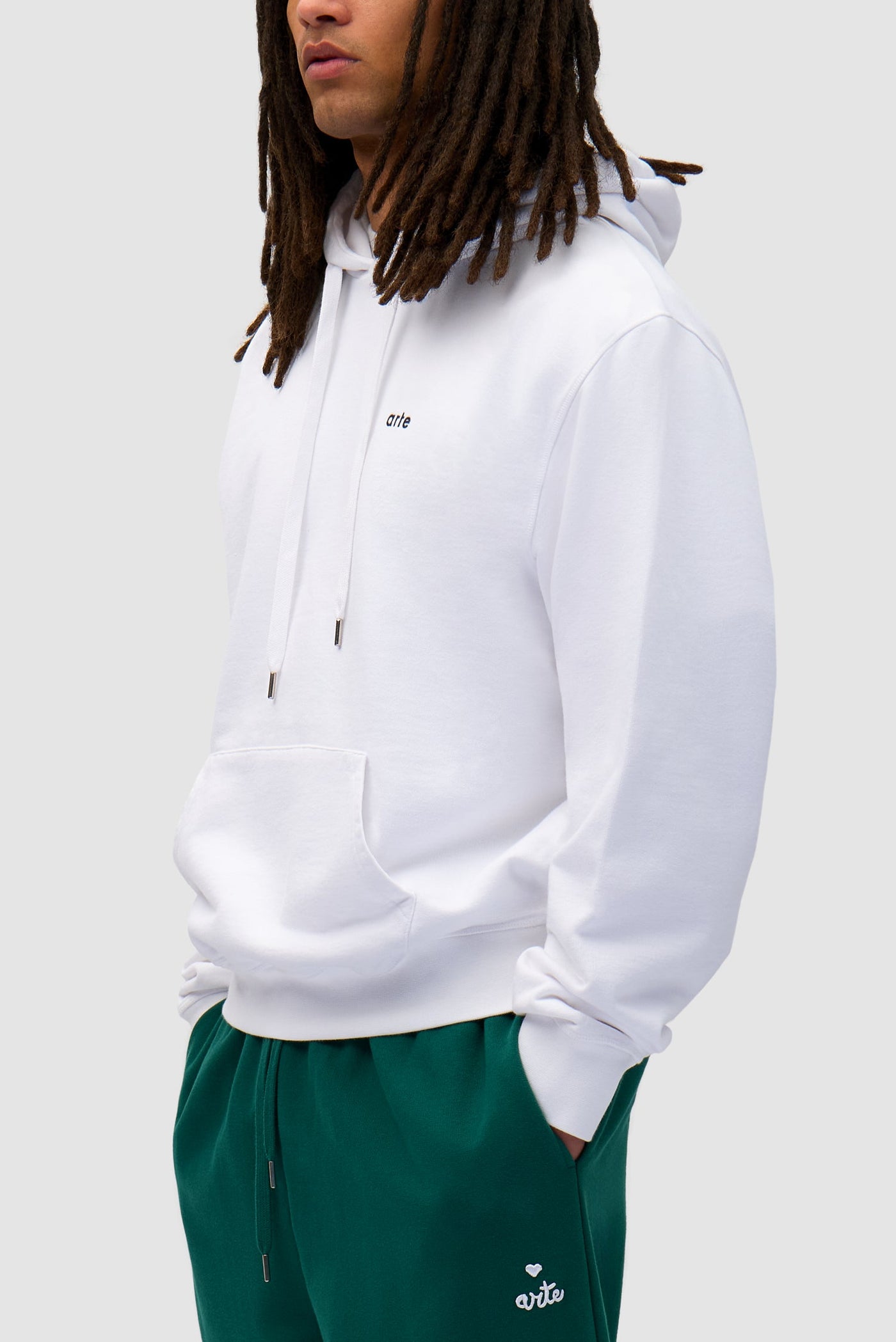 Energy Print Hoodie - White