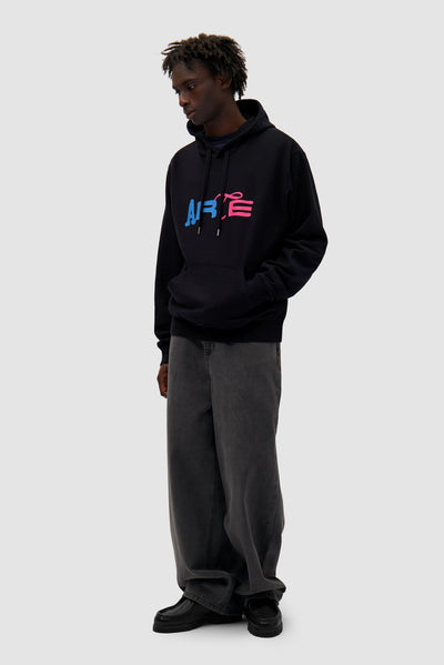 Duo Logo Hoodie - Black