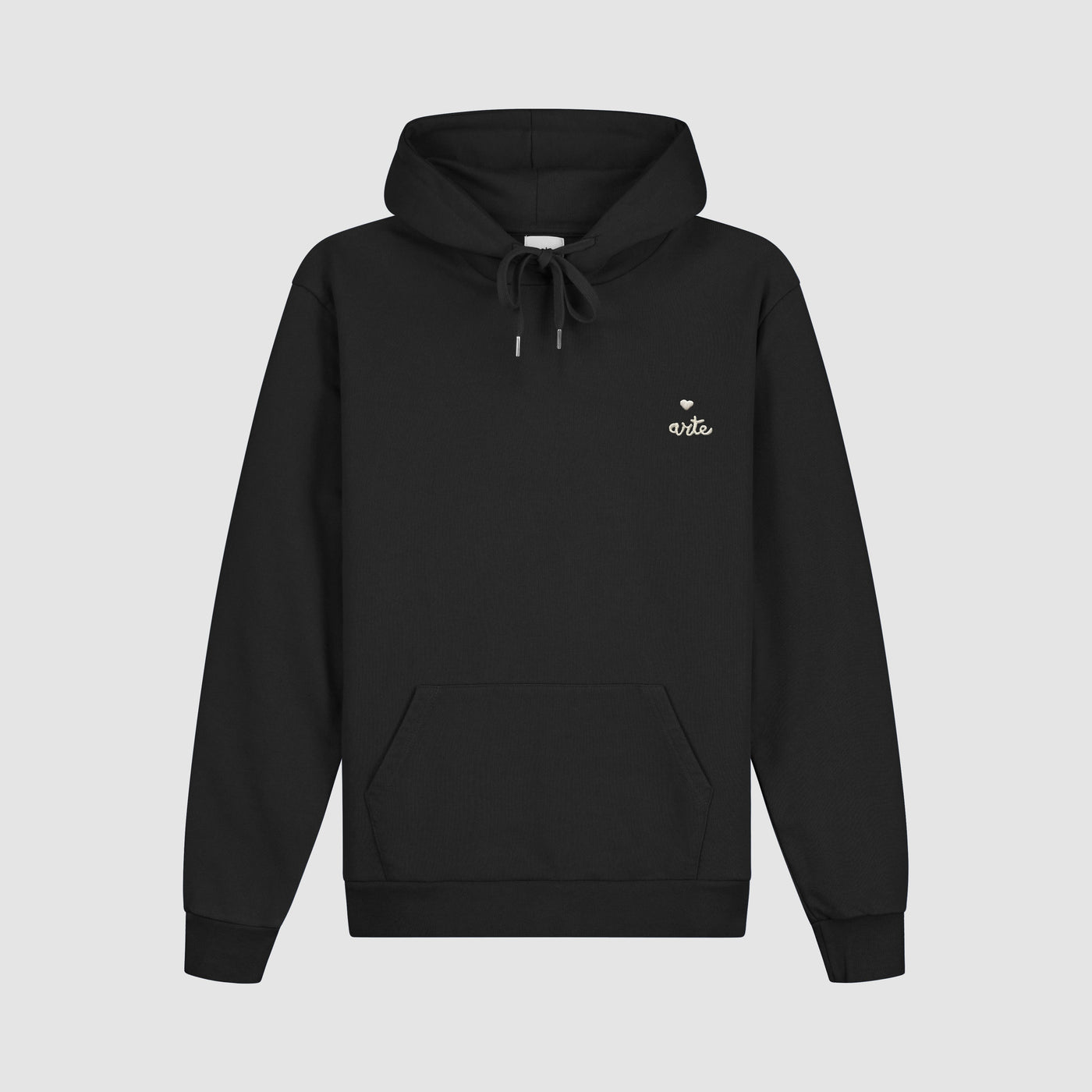 Heart Logo Hoodie - Black