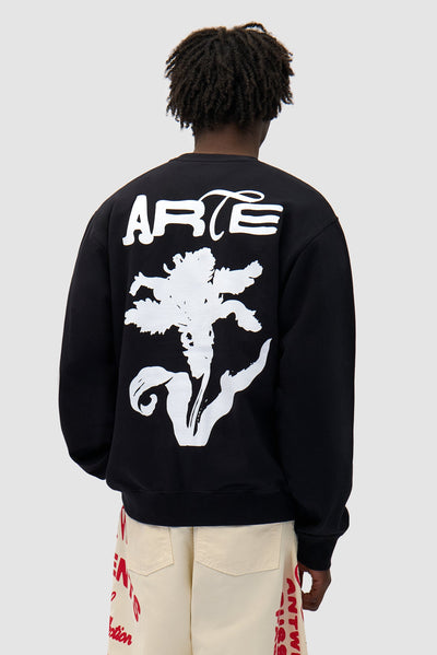 Flower Crewneck - Black