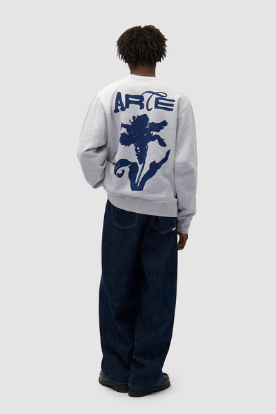 Flower Crewneck - Grey