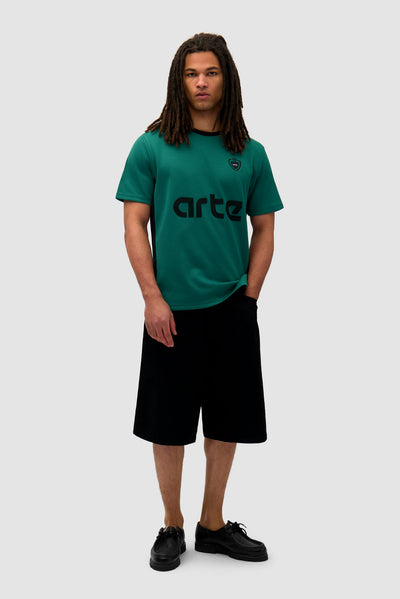 Footbal T-shirt - Green/Black