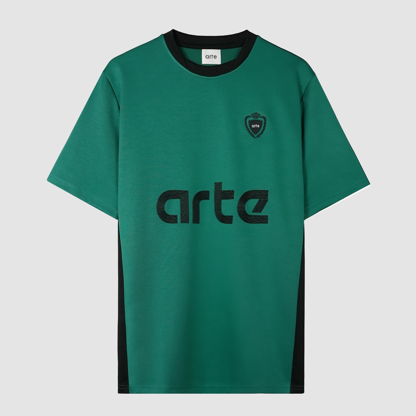 Footbal T-shirt - Green/Black
