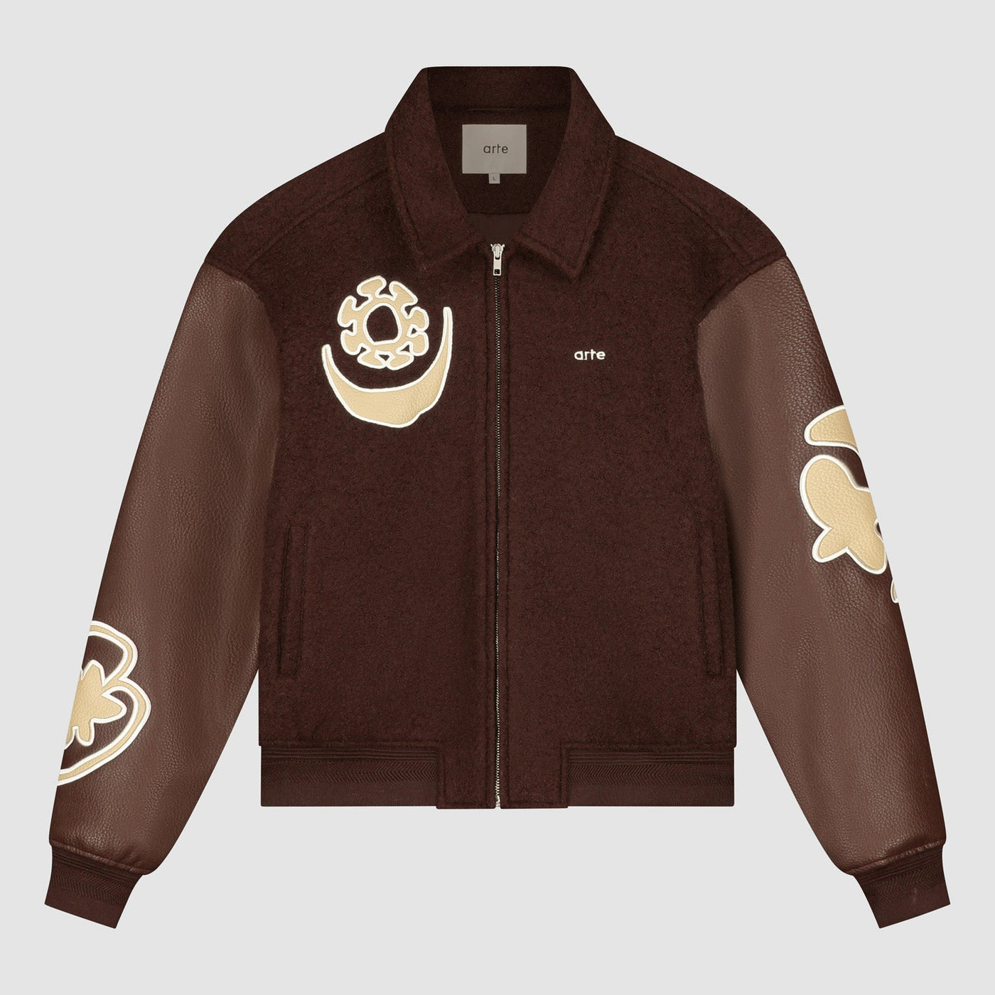 Varsity Jacket - Brown/Brown