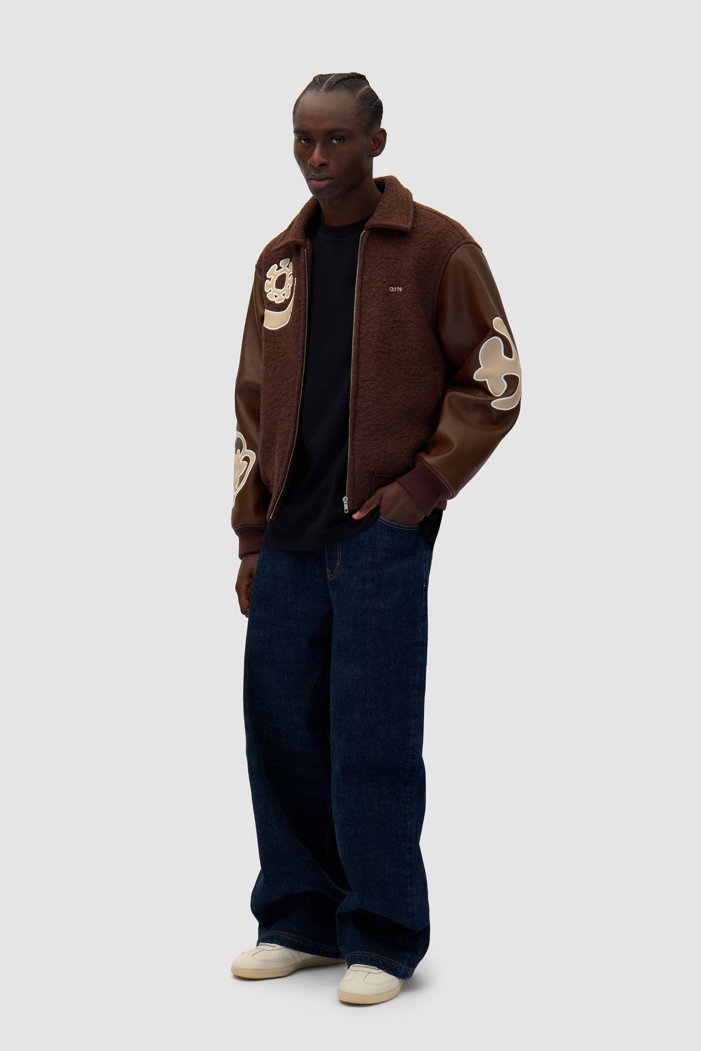 Varsity Jacket - Brown/Brown