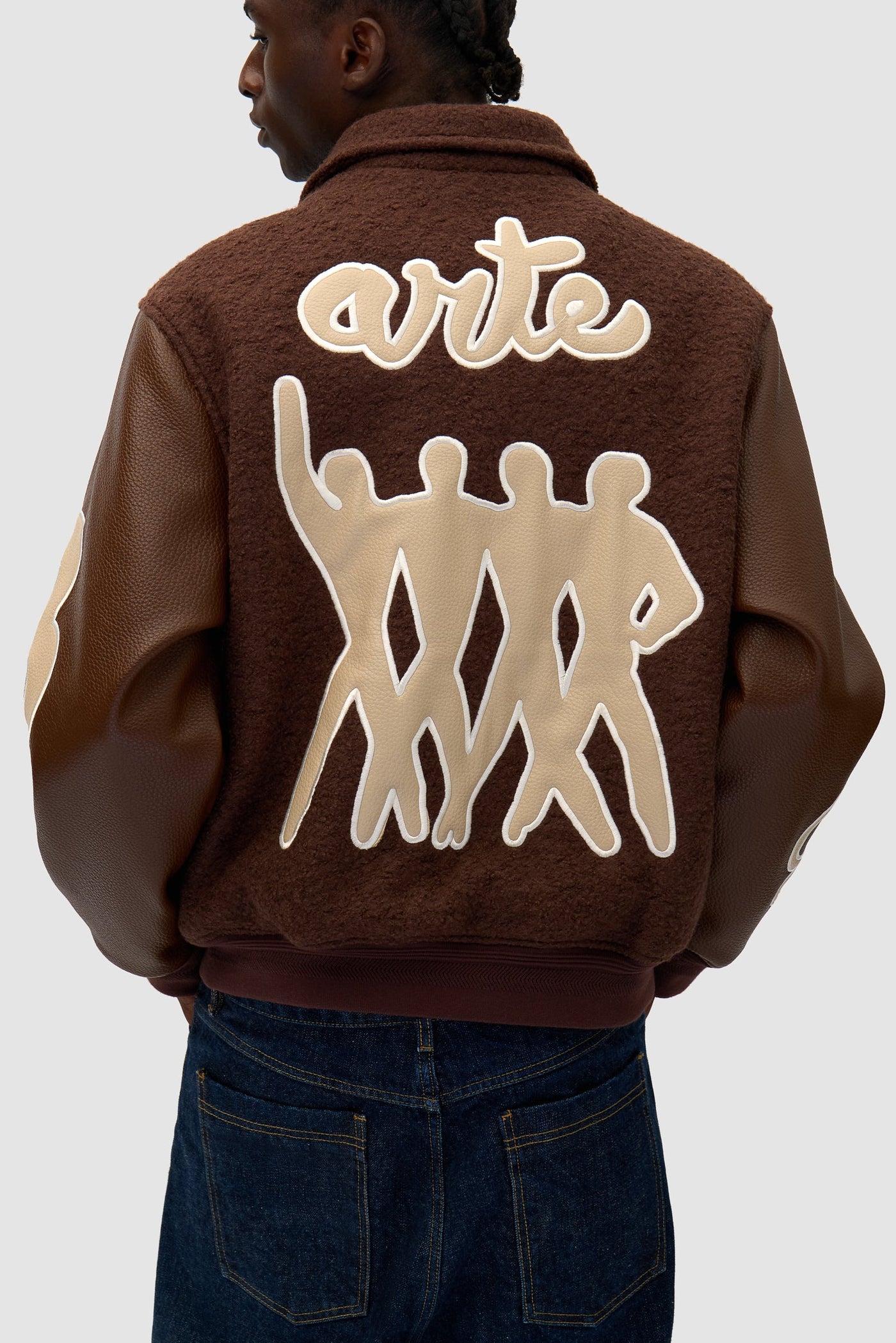 Varsity Jacket - Brown/Brown