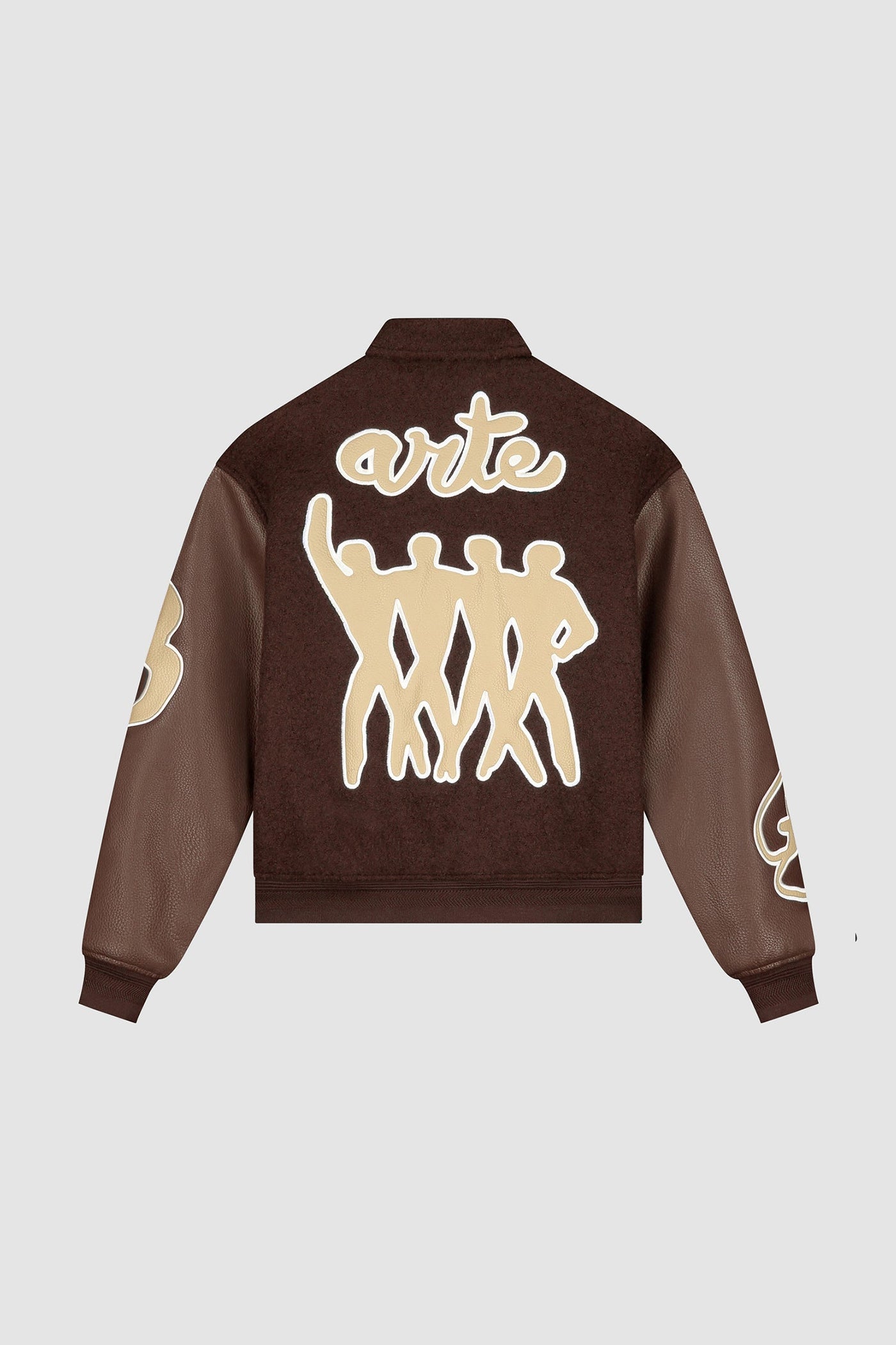 Varsity Jacket - Brown/Brown