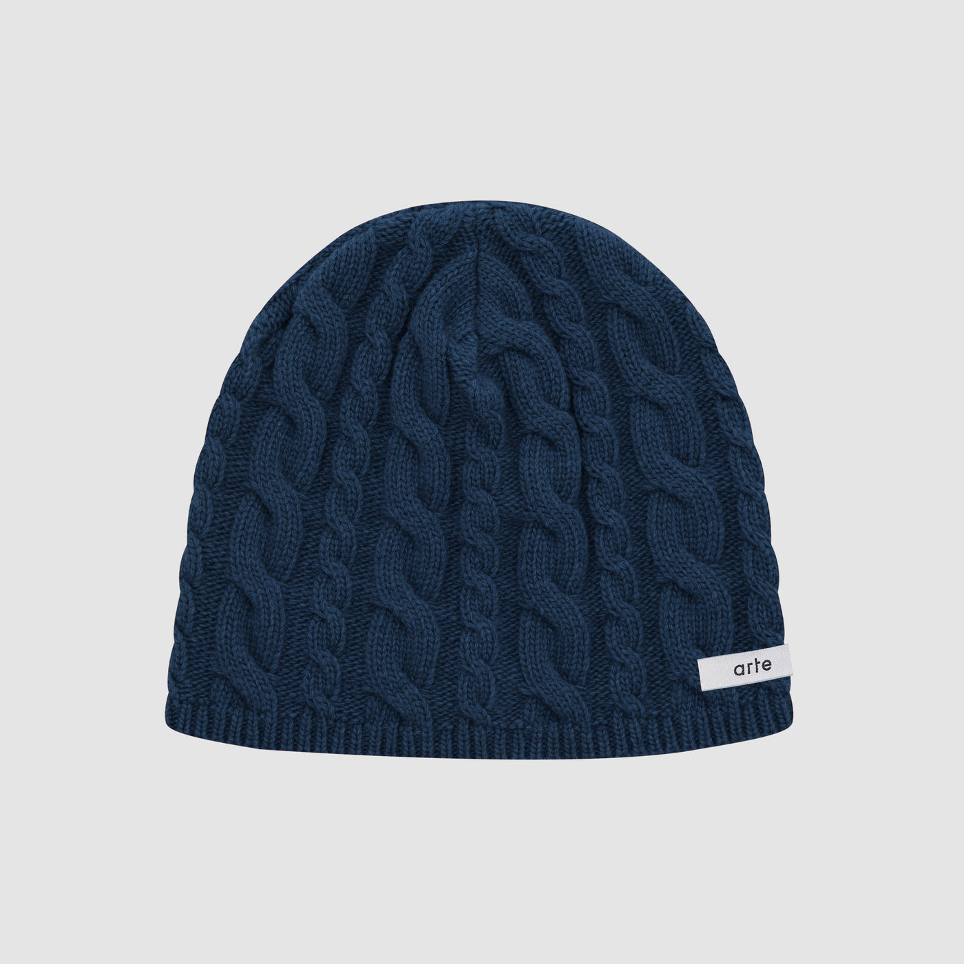 Braided Beanie - Navy