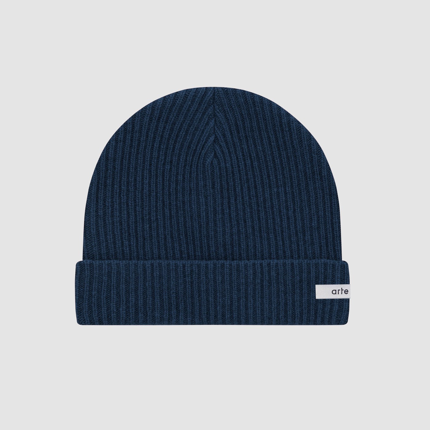 Logo Label Beanie - Navy
