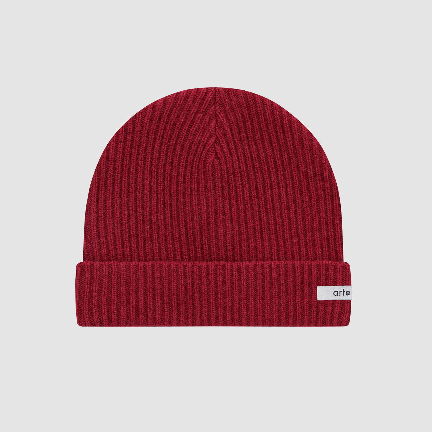 Logo Label Beanie - Red