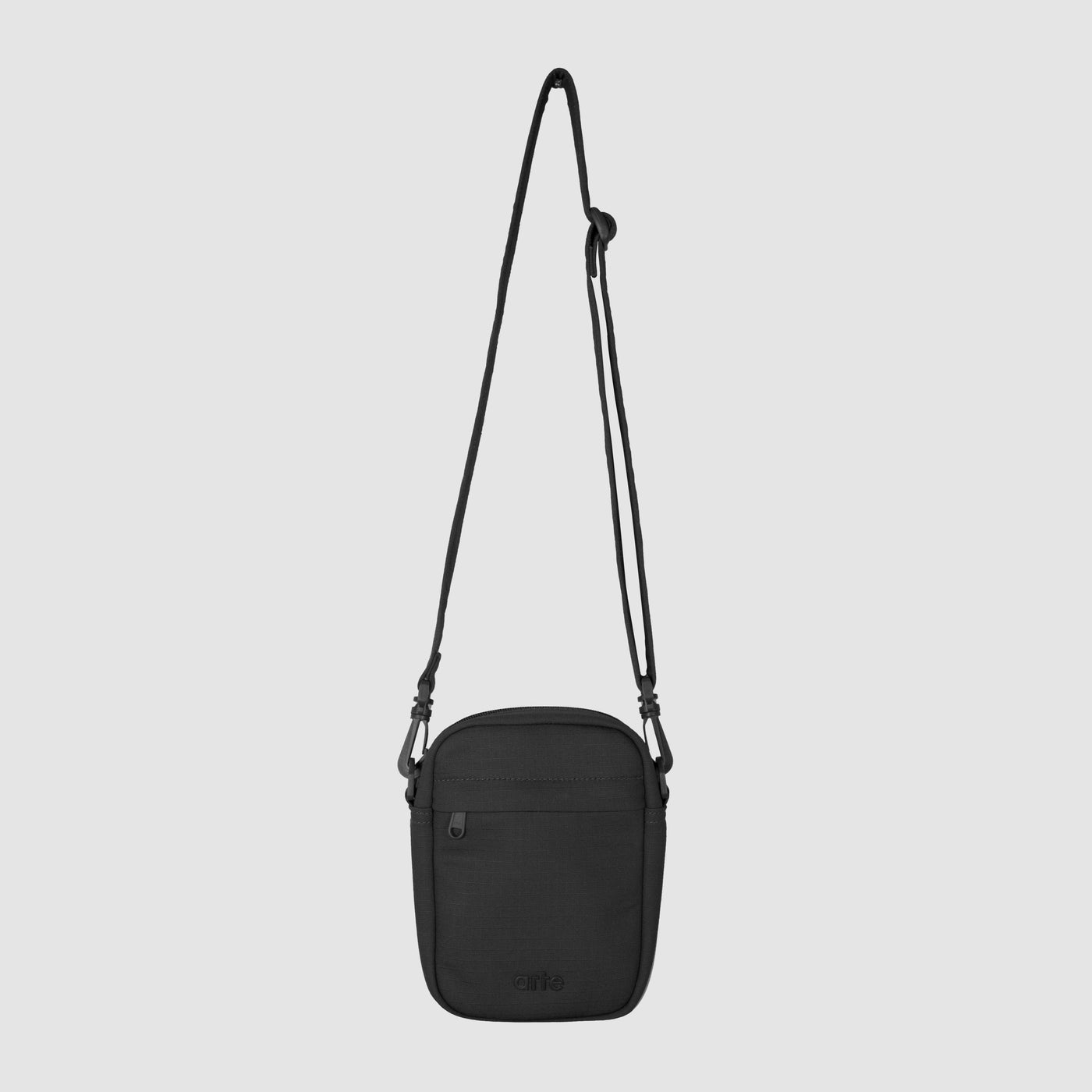 Crossbody Ripstop Bag - Black