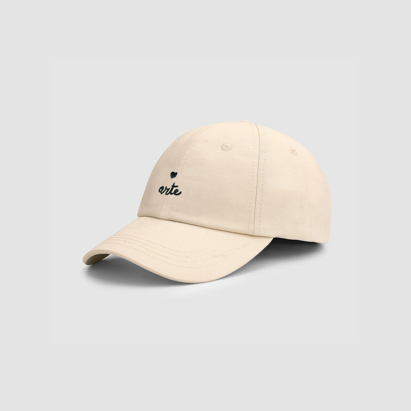 Heart Logo Cap - Cream