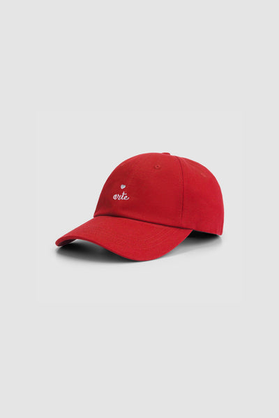 Heart Logo Cap - Red