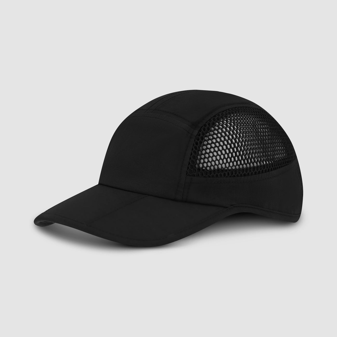 Mesh 5Panel cap - Black