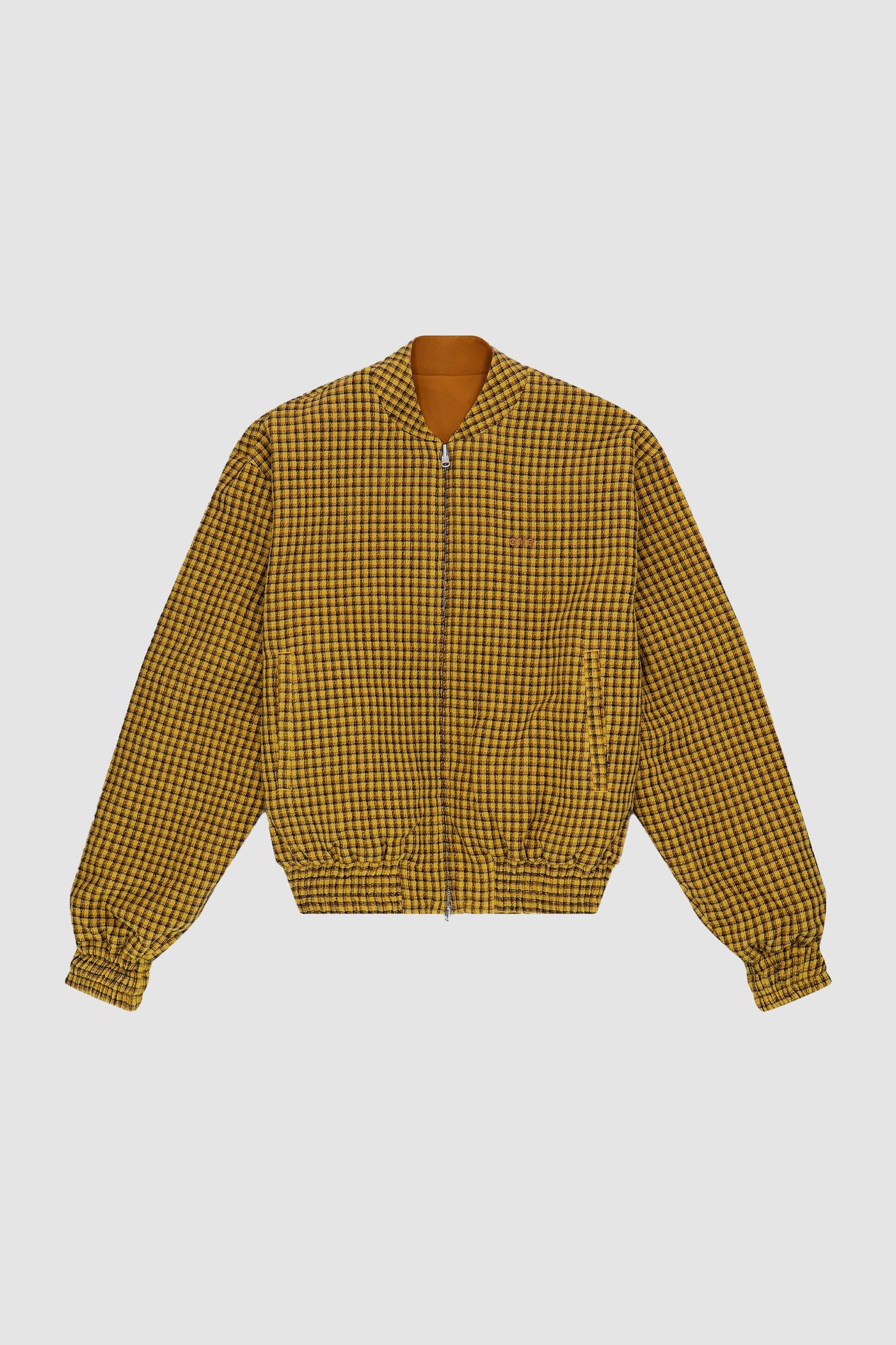 Reversible Nylon Jacket - Brown/Yellow