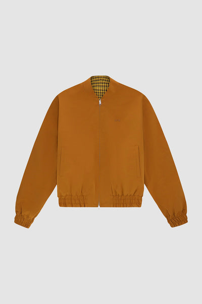 Reversible Nylon Jacket - Brown/Yellow