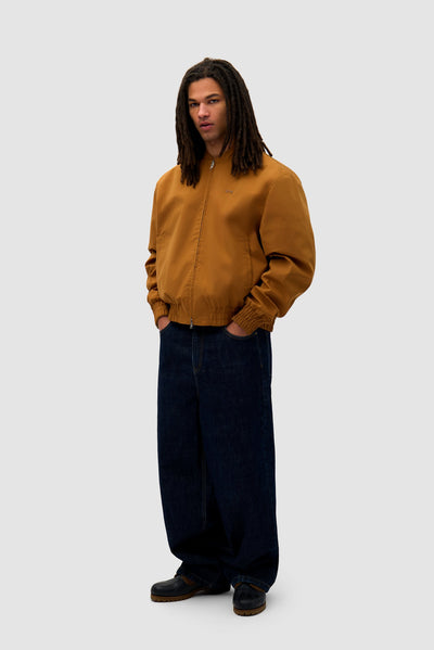 Reversible Nylon Jacket - Brown/Yellow