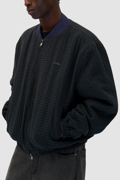 Reversible Nylon Jacket - Navy/Green