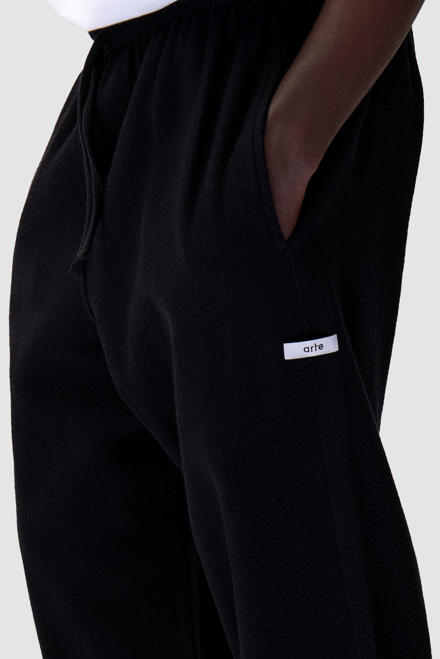 Label Pants - Black