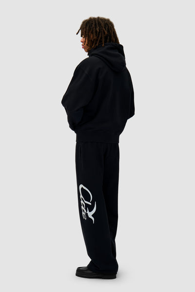 Zipper Hoodie - Black